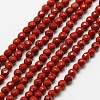 Natural Red Jasper Bead Strands LS-G-A129-3mm-23-1