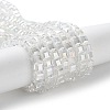 Electroplate Glass Beads Strands EGLA-R030-4x4mm-20-2