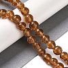 Handmade Gold Sand Lampwork Beads LAMP-Z009-01G-2