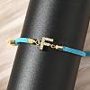 Adjustable Nylon Cord Bracelets X-BJEW-C096-01G-06-3