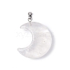 Natural Quartz Crystal Pendants G-Z022-04A-2
