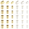 30Pcs 3 Styles 201 Stainless Steel Cord Ends STAS-YW0002-98-1