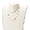 Brass Lumachina Chain Necklaces NJEW-JN03497-6