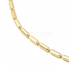 Rack Plating Brass Column Ball Chain Necklace for Women X-NJEW-F311-03G-2