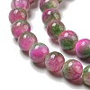 Dyed Natural Jade Beads Strands G-F764-01C-4