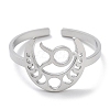 304 Stainless Steel Constellation Rings for Women RJEW-U024-01P-07-2