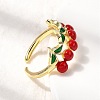 Brass Adjustable Cuff Rings RJEW-C143-01B-G-2