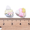 Opaque Cute Resin Decoden Cabochons X-RESI-B024-01H-3