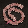 Natural Rose Quartz Beads Strands G-J151-02-2