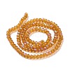 Electroplate Glass Beads Strands EGLA-A034-T1mm-L01-2