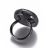 (Jewelry Parties Factory Sale)Adjustable Pearl Rings RJEW-K229-E01-3