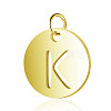 304 Stainless Steel Charms Ion Plating(IP) A-STAS-S105-T514G-K-1