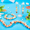 1 Strand Natural Seashell Shell Beads Strands SSHEL-TA0001-13-7