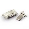 304 Stainless Steel Box Clasps STAS-Q194-25-4
