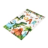 50Pcs 2 Styles Dinosaur Printed Plastic Gift Storage Tote Bags PL-CBAAD12-05-2