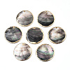 Natural Black Lip Shell Pendants SSHEL-N034-127B-01LG-1