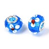 Handmade Lampwork European Beads X-LAMP-Q029-03E-3