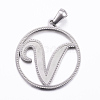 Non-Tarnish 304 Stainless Steel Pendants STAS-K162-075P-1