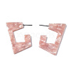 Cellulose Acetate(Resin) Stud Earrings KY-S163-381-4