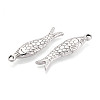 304 Stainless Steel Fish Pendants STAS-T069-14P-2