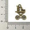 Tibetan Style Alloy Pendants TIBE-I026-6032AB-3