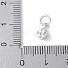 925 Sterling Silver Dice Charms STER-M093-02P-3
