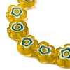Handmade Millefiori Lampwork Beads Strands LAMP-G164-03H-3