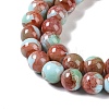 Baking Paint Glass Bead Strands GLAA-H031-01B-04-4