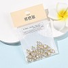 SHEGRACE Brass Pave Cubic Zirconia Square Connector Charms XGRQ2O831-440A-G-6