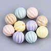 Spray Painted Acrylic Beads MACR-T037-01-1