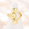 Brass Cuff Rings RJEW-C139-15B-G-1