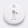 Non-Tarnish 304 Stainless Steel Pendants STAS-F233-01-P-2