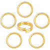 Brass Split Rings KK-BC0002-22-1
