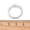 S925 Sterling Silver Adjustable Letter Rings for Women RJEW-M068-01P-U-3