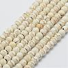 Synthetic Magnesite Bead Strands G-P228-43-4mm-1