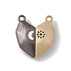 Love Heart Alloy Magnetic Clasps FIND-C013-02E-2