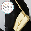 18Pcs 9 Style Zinc Alloy Rectangle Buckle Ring DIY-WR0002-59-6