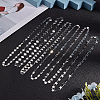  304 Stainless Steel Link Chain Necklaces NJEW-UN0001-09P-4