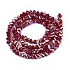 Electroplate Transparent Glass Beads Strands GLAA-N021-4mm-26-3
