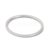 Non-Tarnish 1mm Polished Plain Dome Finger Ring for Girl Women RJEW-C012-02G-P-2