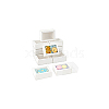Foldable Paper Drawer Boxes with Clear Plastic Cover CON-WH0095-68B-03-8