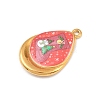 Printed 304 Stainless Steel Pendants STAS-B116-01A-G03-2