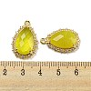 Natural Korea Jade Faceted Pendants G-M431-13G-05-3