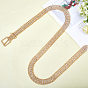 Alloy Full Crystal Rhinestone 5-Row Chain Belts AJEW-WH20019-49G-3