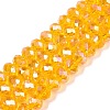 Electroplate Glass Beads Strands EGLA-A044-T8mm-B05-1