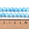 Anti-Tarnish Electroplate Glass Beads Strands X-GLAA-N010-8mm-01-4