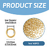 20g Brass Open Jump Rings FIND-TA0010-69A-LG-4