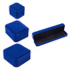 Beadthoven 4Pcs 4 Style Square & Rectangle Velvet Necklace Boxes VBOX-BT0001-01A-1