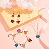 DIY Valentine's Day Bracelet & Necklace Making Kits DIY-PH0003-14-6