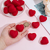 Heart Handmade Wool Felt Ornament Accessories DIY-CY0003-12A-3